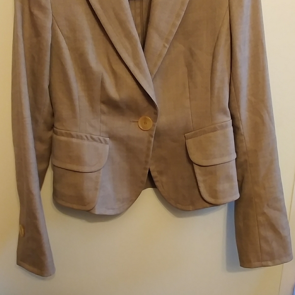 Akris Punto 100% Wolle-laine-wool Beige Blazer - Picture 2 of 14